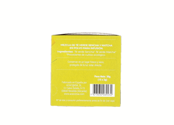 Té Verde Matcha y Sencha Ecológico - Imatge 3