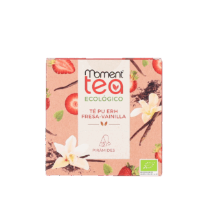 Té Rojo Pu Erh con Fresa y Vainilla Ecológico