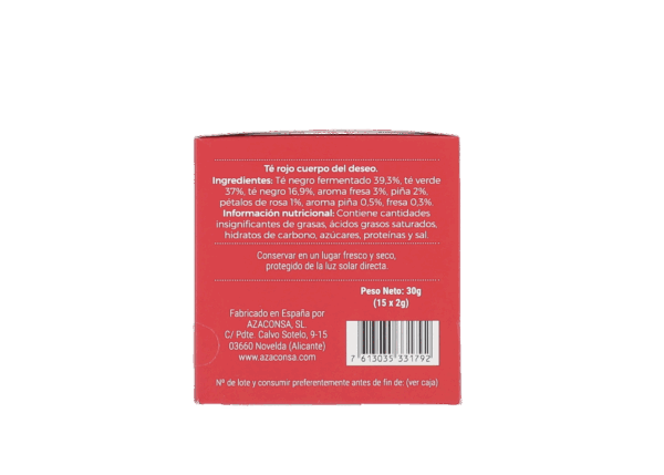 Té Rojo Pu Erh con Hibisco y Frutas - Imatge 3